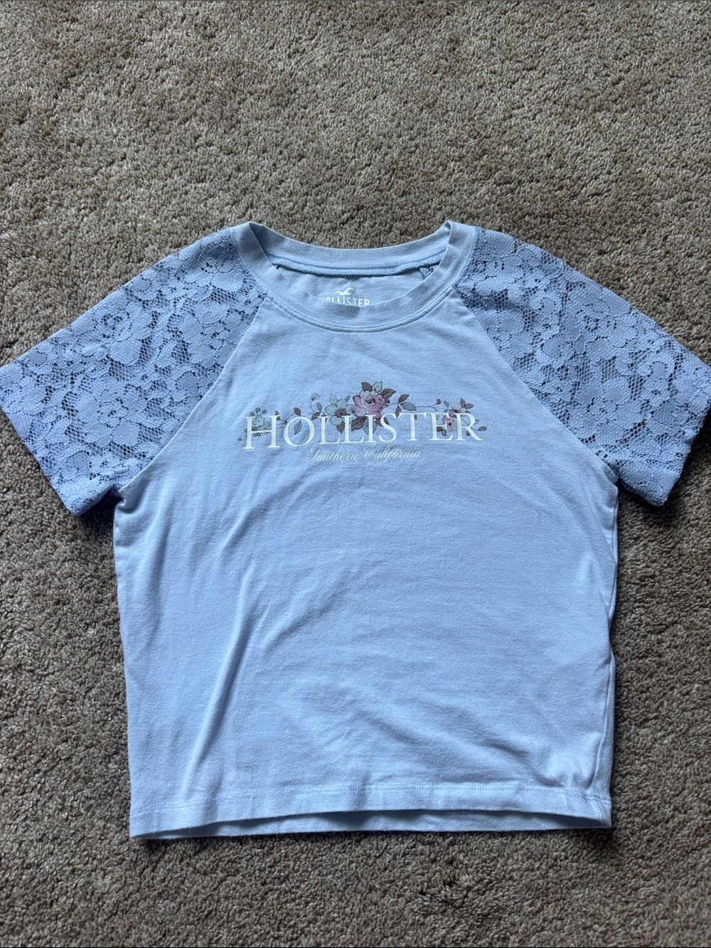 Holister lace t shirt